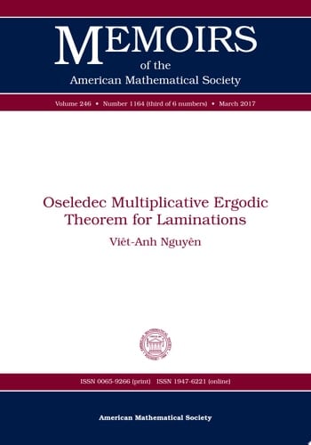 Oseledec Multiplicative Ergodic Theorem for Laminations