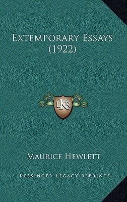 Extemporary Essays (1922)