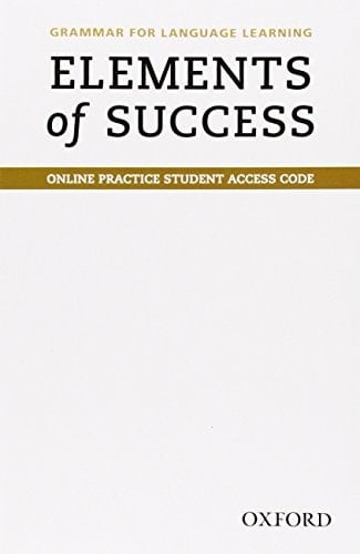 Element of Success: Students Online Access Code Card
