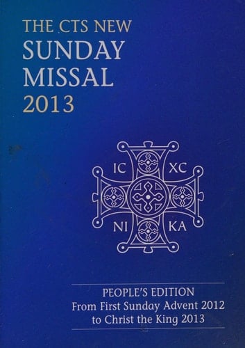 Cts New Sunday Missal 2013
