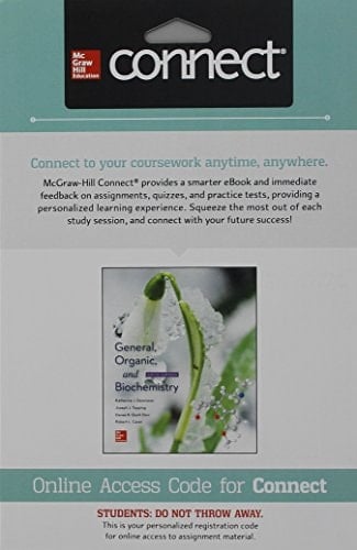 Connect 1-Semester Access Card for General, Organic, and Biochemistry