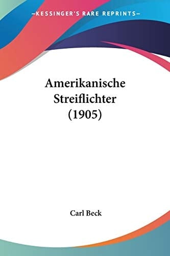 Amerikanische Streiflichter (1905)