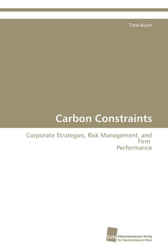 Carbon Constraints Corporate Strategies, Risk Management, and Firm Performance