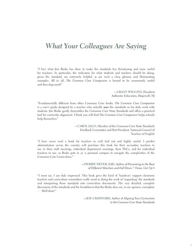 The Common Core Companion: The Standards Decoded, Grades 6-8