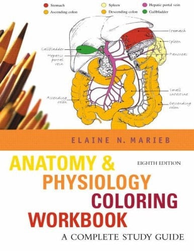 Anatomy and Physiology Coloring Workbook: WITH Get Ready for A&P AND The Smarter Student, Study Skills and Strategies for Success at University: A Complete Study Guide