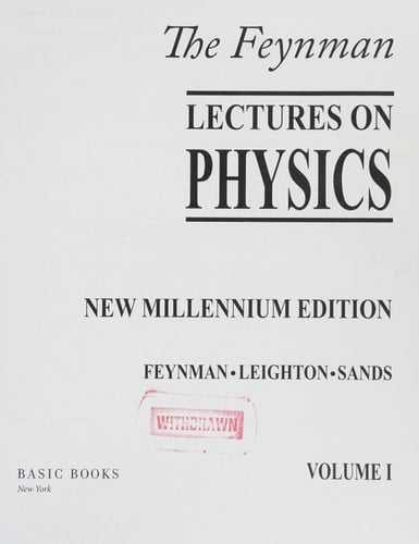 The Feynman Lectures on Physics, boxed set The New Millennium Edition