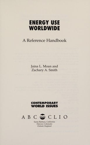 Energy Use Worldwide