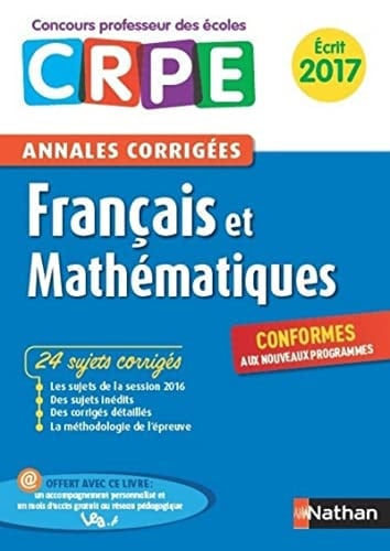 Français et mathématiques CRPE