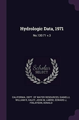 Hydrologic Data, 1971 No.130:71 V.3
