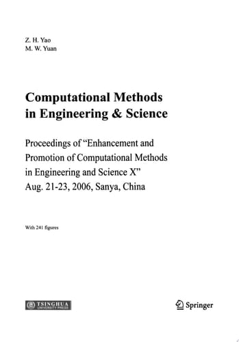 Computational Methods in Engineering & Science