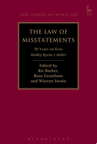 The Law of Misstatements 50 Years on from Hedley Byrne v Heller