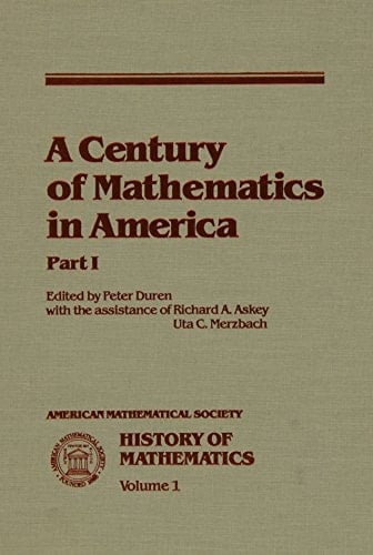 A Century of Mathematics in America