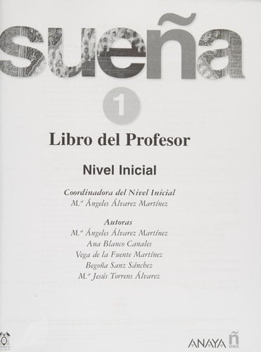 Sueña 1. Libro del Profesor