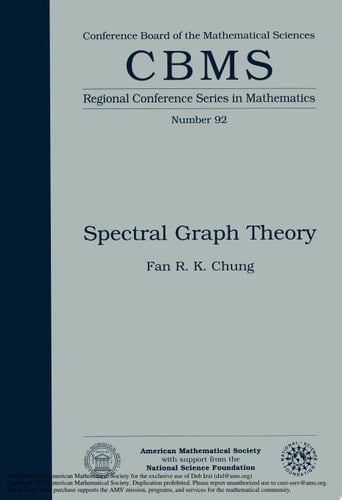 Spectral Graph Theory