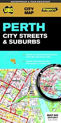 Perth City St Suburb Map 662 6ed Waterpr