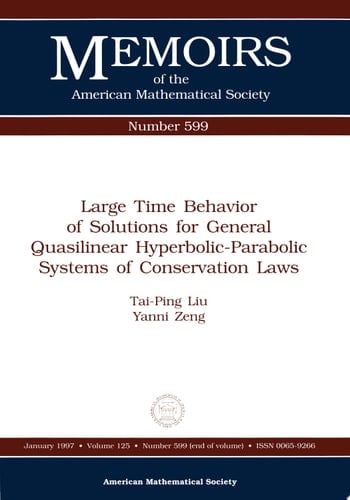 Large Time Behavior of Solutions for General Quasilinear Hyperbolic-Parabolic Systems of Conservation Laws