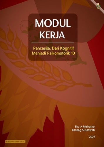 MODUL KERJA Pancasila: Dari Kognitif Menjadi Psikomotorik 10