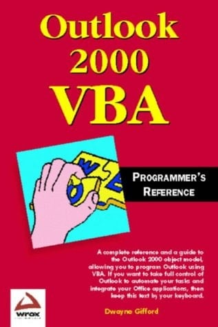 Outlook 2000 VBA Programmer's Reference