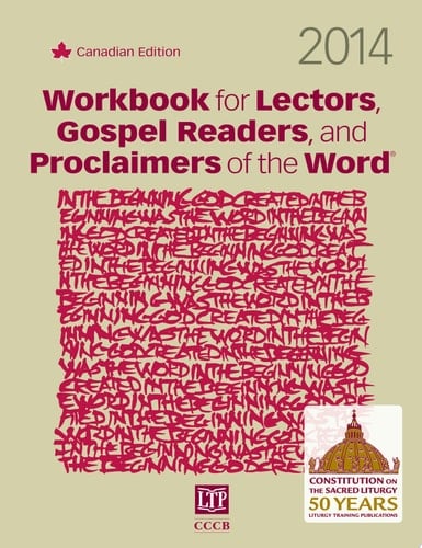 2014 Workbook for Lectors, Gospel Readers, and Proclaimers of the Word, Canadian edition
