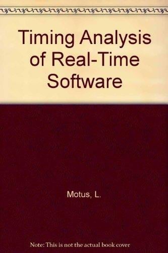 Timing Analysis of Real-Time Software