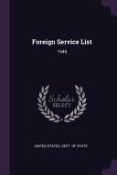 Foreign Service List 1949