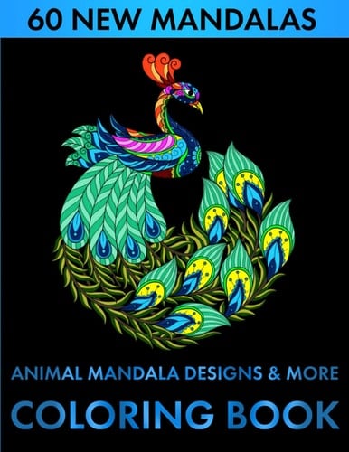 Animal Mandalas Designs And More-Coloring Book