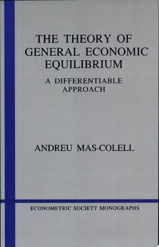 The Theory of General Economic Equilibrium A Differentiable Approach