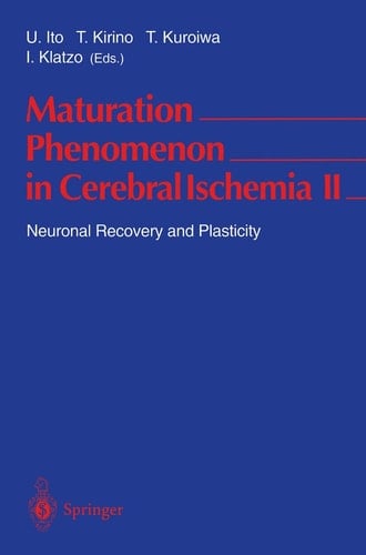 Maturation Phenomenon in Cerebral Ischemia II: Neuronal Recovery and Plasticity