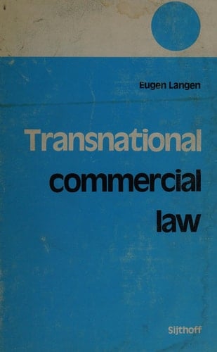 Transnational Commercial Law