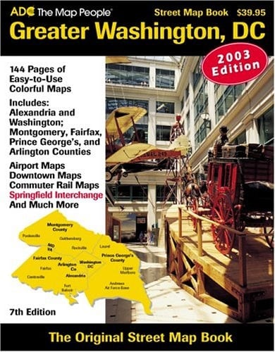 Adc Greater Washington, DC Street Map Book