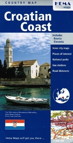 Croatia Deluxe Map