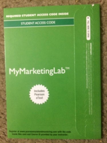 MyMarketingLab with Pearson EText -- Access Card -- for Marketing Management