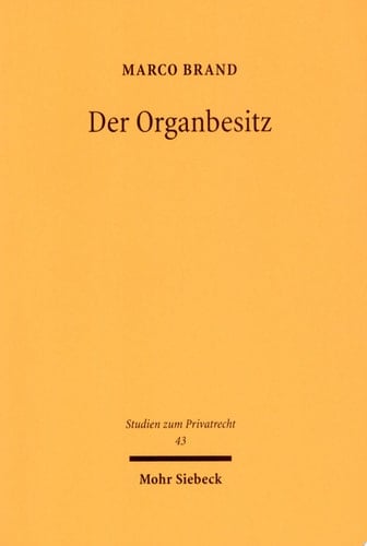Der Organbesitz