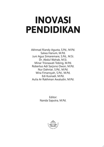 Inovasi Pendidikan