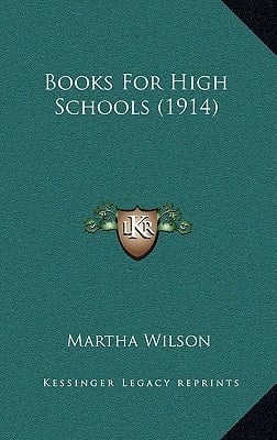 Books For High Schools (1914)