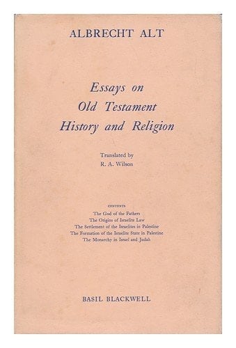 Essays on Old Testament History and Religion