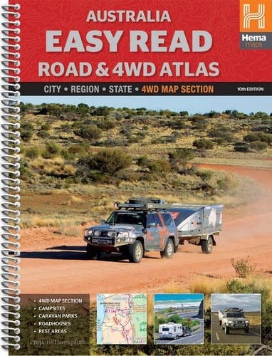 Australia Easy Read Road and 4WD Atlas