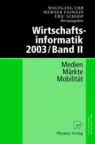 Wirtschaftsinformatik 2003 Mit 60 Tabellen