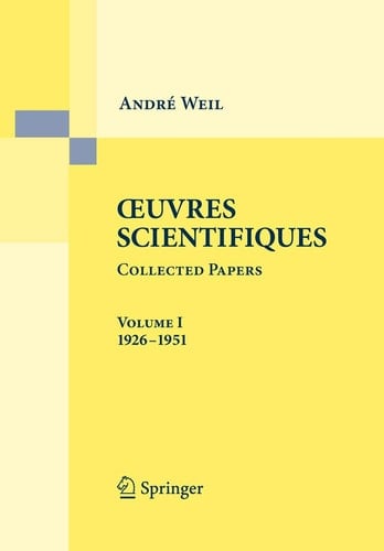 Oeuvres Scientifiques - Collected Papers I 1926-1951