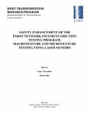 Safety Enhancement of the INDOT Network Pavement Friction Testing Program