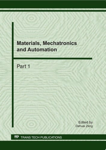 Materials, Mechatronics and Automation