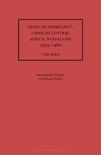 State of Emergency Nyasaland, 1959