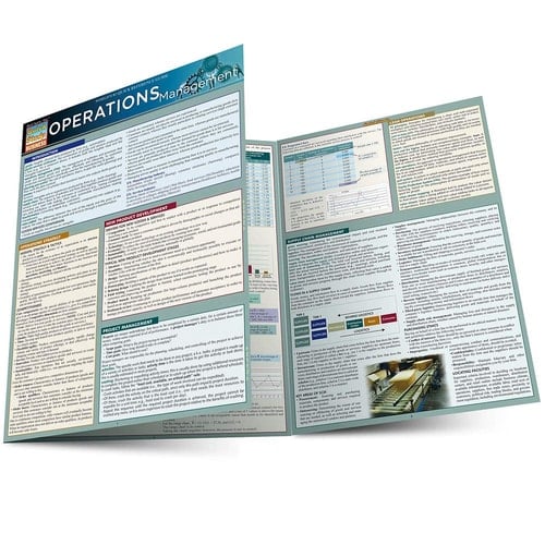 Operations Management QuickStudy Laminated Reference Guide