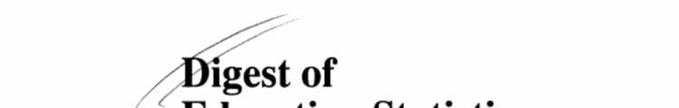 Digest of Education Statistics, 1992