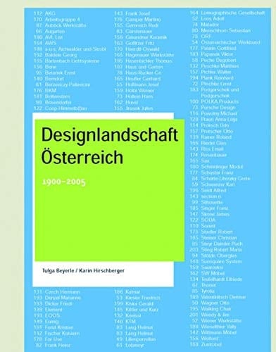 Designlandschaft Österreich 1900-2005