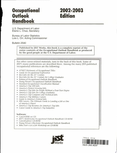 Occupational Outlook Handbook, 2002-2003