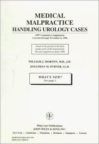 Handling Urology Cases 1997 Cumulative Supplement