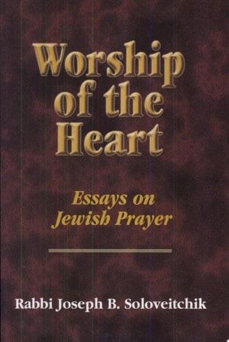 Worship of the Heart Essays on Jewish Prayer