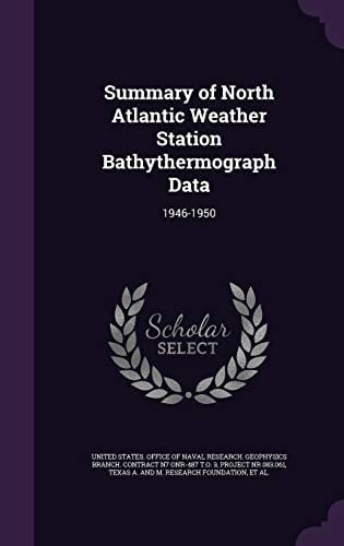 Summary of North Atlantic Weather Station Bathythermograph Data 1946-1950