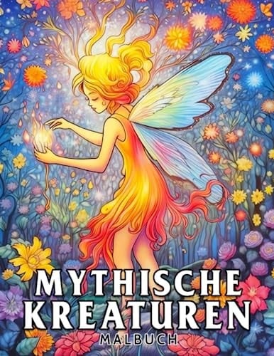 Mythologisches Kreaturen Ausmalbuch: Entdecke die bezaubernde Welt der mythischen Kreaturen - Malen für Kinder im Alter von 8-12 Jahren (German Edition)